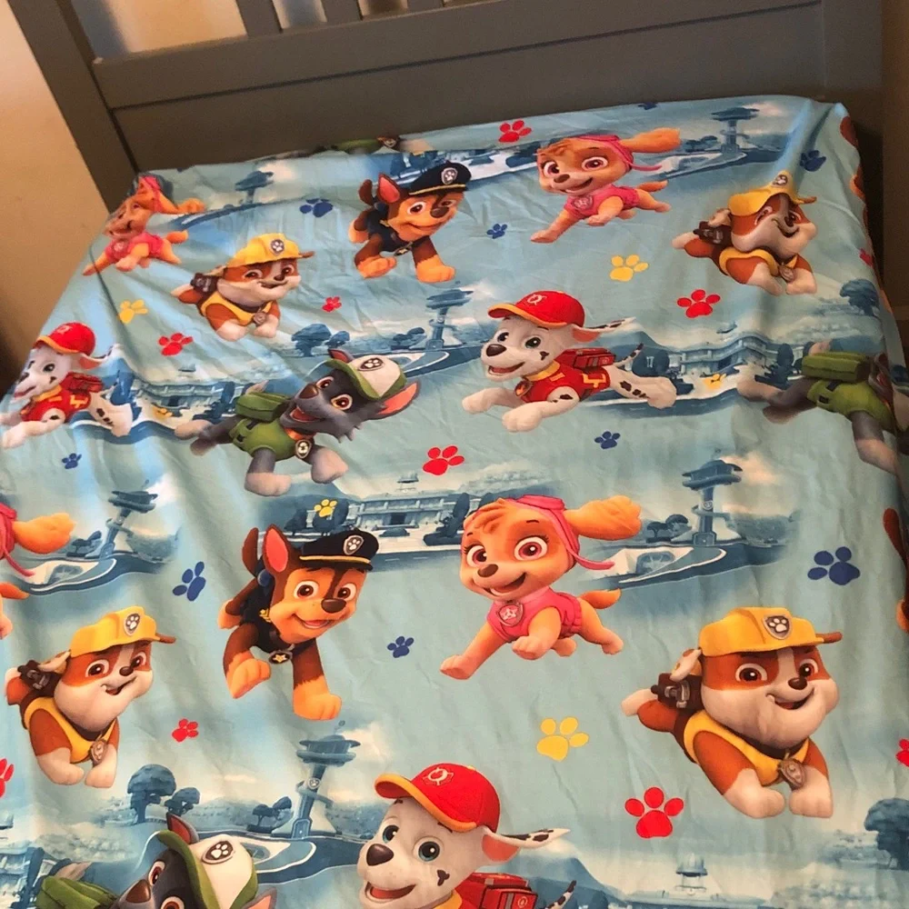 Paw Patrol Kids Bedding - Blue with Multicolor Pups